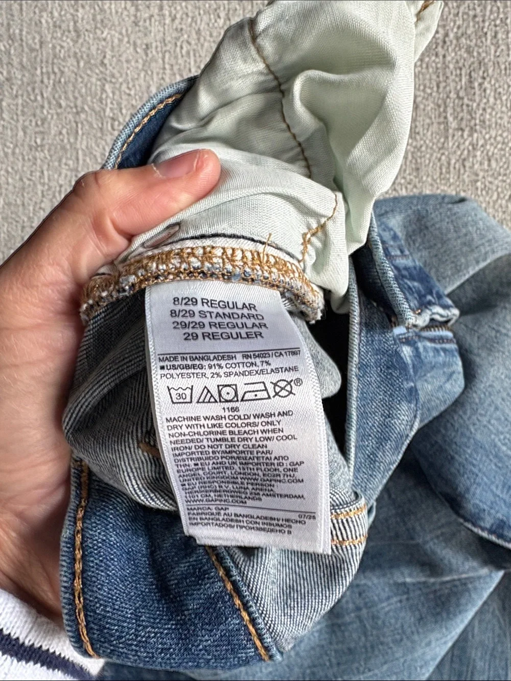GAP Women's Blue‎ Washed Bootcut Jeans